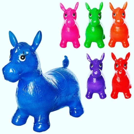 Malplay guminis arkliukas šokinėjimui (įvairių spalvų)