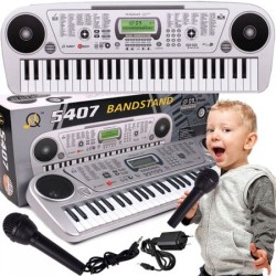 Malplay SINTEZATORIUS SU MIKROFONU LED EKRANU