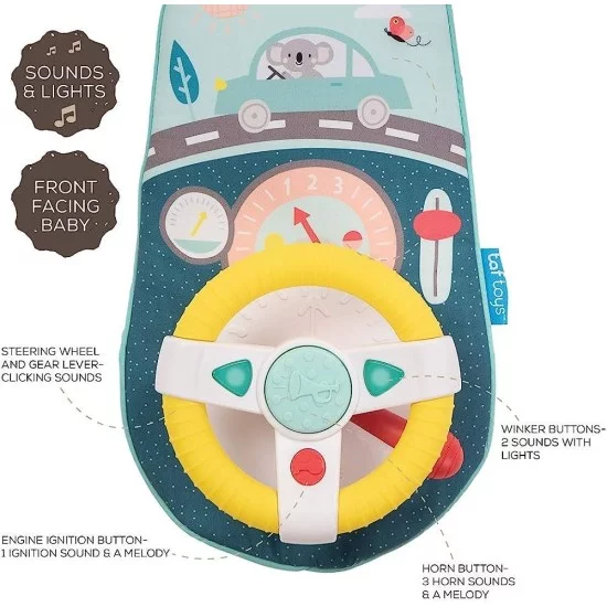 Taf Toys Kūdikių veiklos centras automobilyje „Koala vairas “ Taf Toys Kūdikių veiklos centras automobilyje „Koala vairas “