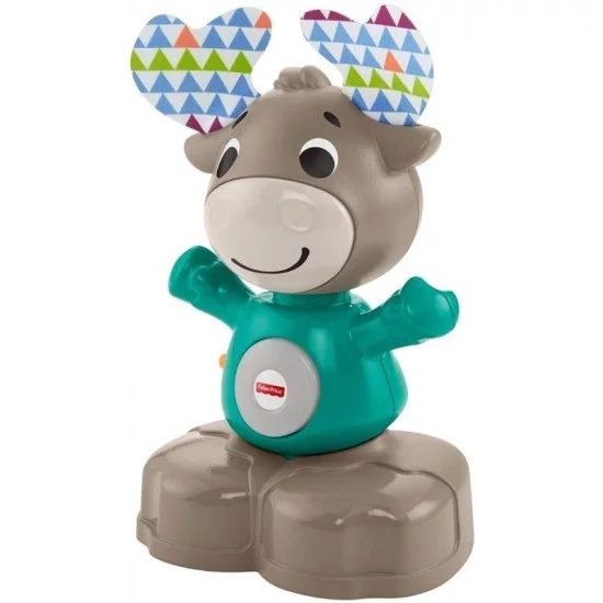 FISHER PRICE muzikinis-interaktyvus briedžiukas FISHER PRICE muzikinis-interaktyvus briedžiukas