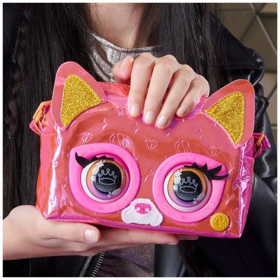 PURSE PETS Interaktyvi blizgi rankinė „Šuniukas“ PURSE PETS Interaktyvi blizgi rankinė „Šuniukas“