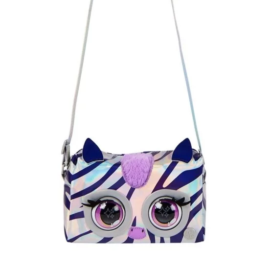 PURSE PETS Interaktyvi blizgi rankinė „Zebriukas“ PURSE PETS Interaktyvi blizgi rankinė „Zebriukas“