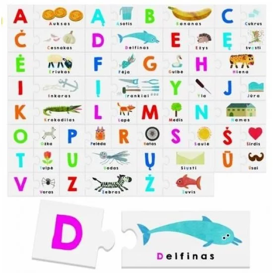 HEADU „Montessori“ Žaidimas „Paliesk abėcėlę“, lietuvių k. HEADU „Montessori“ Žaidimas „Paliesk abėcėlę“, lietuvių k.