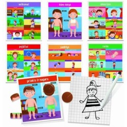 HEADU „Montessori“ Žaidimas „Kaip mes sudaryti“, lietuvių k.
