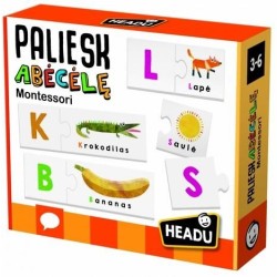 HEADU „Montessori“ Žaidimas „Paliesk abėcėlę“, lietuvių k.