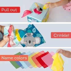 Taf Toys lavinamasis žaislas Kimmy Koala Wonder Tissue Box
