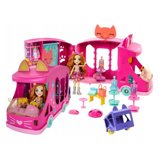 „Enchantimals Glam & Party“ katytės madų sunkvežimis