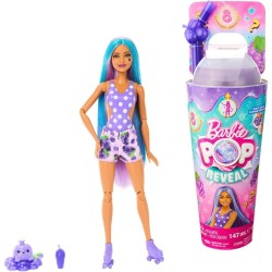 Barbės „POP Reveal“ rinkinys, vaisių sulčių serija – vynuogė