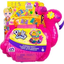 Polly Pocket Flamingo Party - pramogų rinkinys