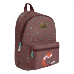„Cool Kids“ Kuprinė su kišenėle "Fox & Hedgehog"