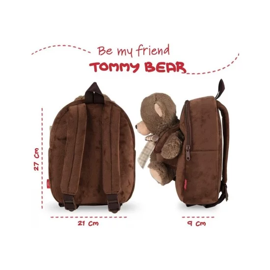 „Cool Kids“ Mini kuprinė su pliušiniu žaisliuku "Tommy Bear"