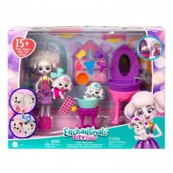 ENCHANTIMALS šunelių pudelių grožio salonas