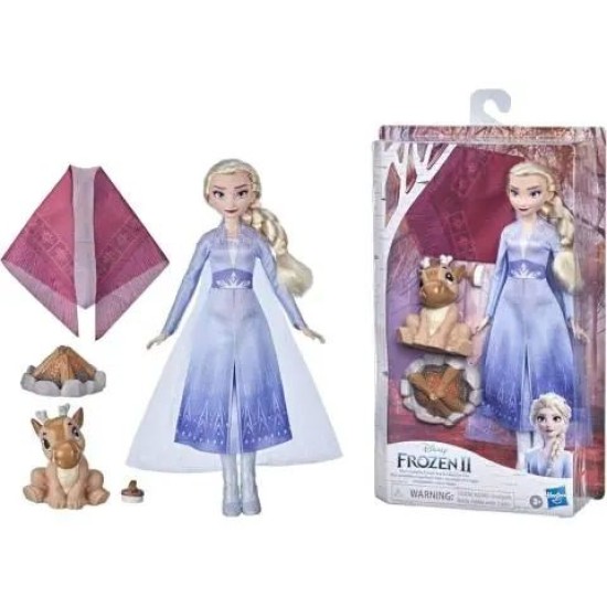 Disney FROZEN  lėlė Elza su elniuku