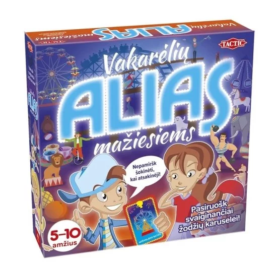 TACTIC Žaidimas mažiesiems „Vakarėlių Alias“ (Lietuvių kalba) TACTIC Žaidimas mažiesiems „Vakarėlių Alias“ (Lietuvių kalba)