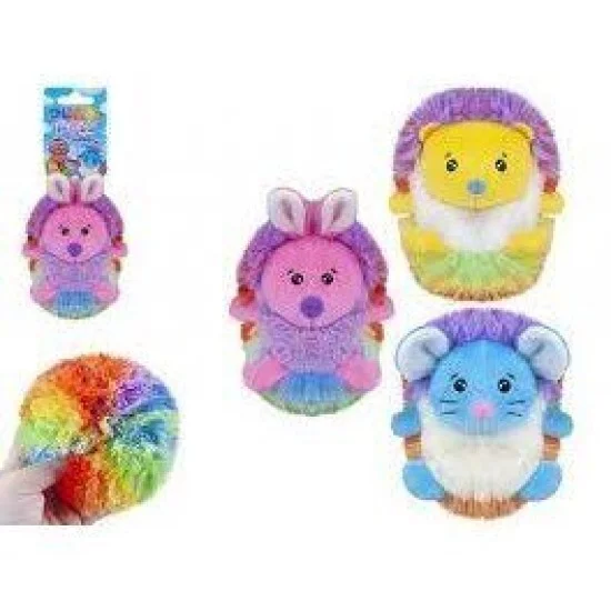 PUFFLE PETS MINKŠTAS GYVŪNĖLIS KAMUOLIUKAS RAINBOW 10 cm
