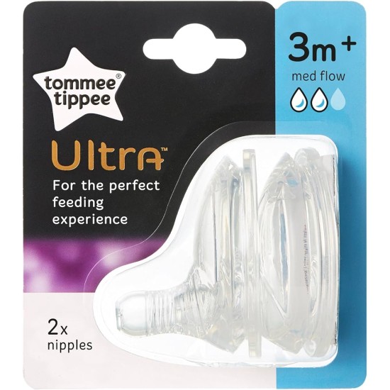 Tommee Tippee Ultra žindukai 3mėn +  2 vnt