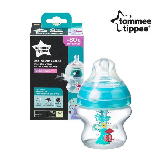 TOMMEE TIPPEE dekoruotas buteliukas nuo 0 mėn., 150 ml