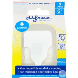 Difrax Žindukai Large  6+ , 2vnt