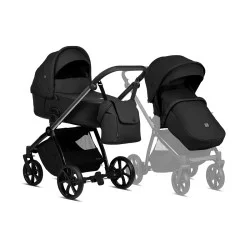 Tutis Mio Plus Thermo universalus vežimėlis Black edition 2*1