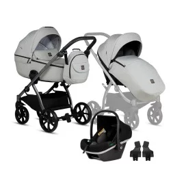 TUTIS universalus vežimėlis UNO5+ 4*1(+autokėdutė ir ISOFIX bazė)