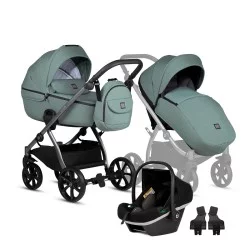 TUTIS universalus vežimėlis UNO5+ 4*1(+autokėdutė ir ISOFIX bazė)