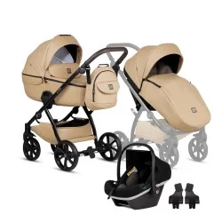 TUTIS universalus vežimėlis UNO5+ Leather 3 in1