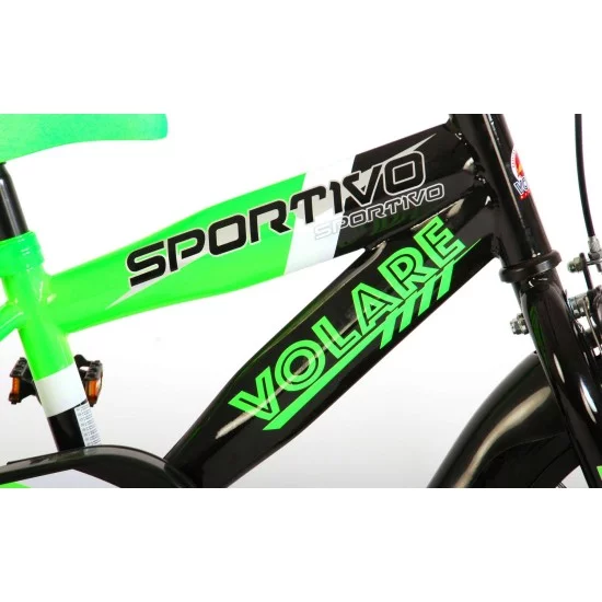 Olandų firmos VOLARE 14" dviratukas SPORTIVO Olandų firmos VOLARE 14" dviratukas SPORTIVO