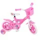 Olandų firmos VOLARE 10" dviratukas Flowerie Pink Olandų firmos VOLARE 10" dviratukas Flowerie Pink