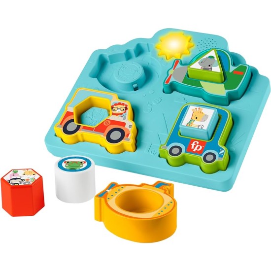 „Fisher-Price“ formelių rūšiuoklė „Mašinėlės“