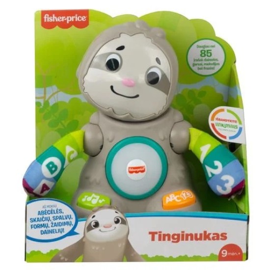 FISHER PRICE Linkimals muzikinis-interaktyvus  Tinginukas (Lietuviškai įgarsintas)