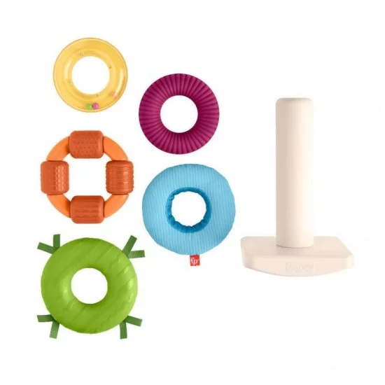 Fisher Price Bokštelis  „Supk ir statyk“ jutiminis