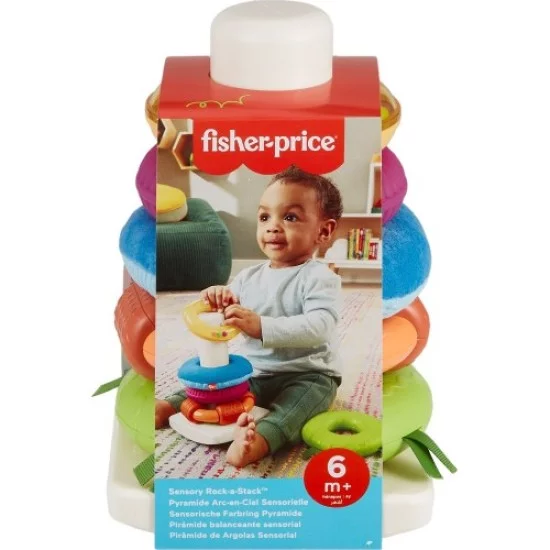 Fisher Price Bokštelis  „Supk ir statyk“ jutiminis