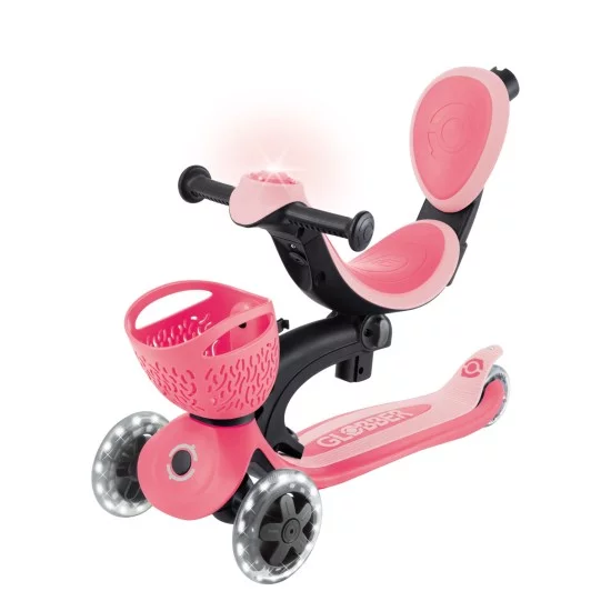 GLOBBER GO•UP BABY 360° LIGHTS- paspirtukas šviečiančiais ratais