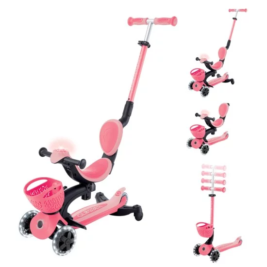 GLOBBER GO•UP BABY 360° LIGHTS- paspirtukas šviečiančiais ratais