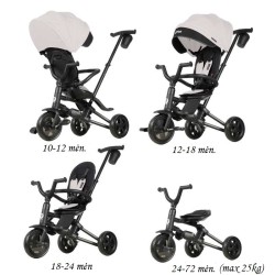 QPLAY Nova Niello sulankstomas triratukas 