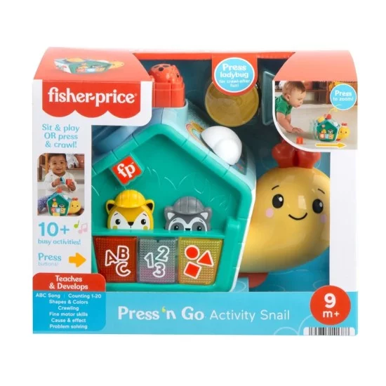 FISHER PRICE formelių rušiuoklė, namelis - Sraigė FISHER PRICE formelių rušiuoklė, namelis - Sraigė
