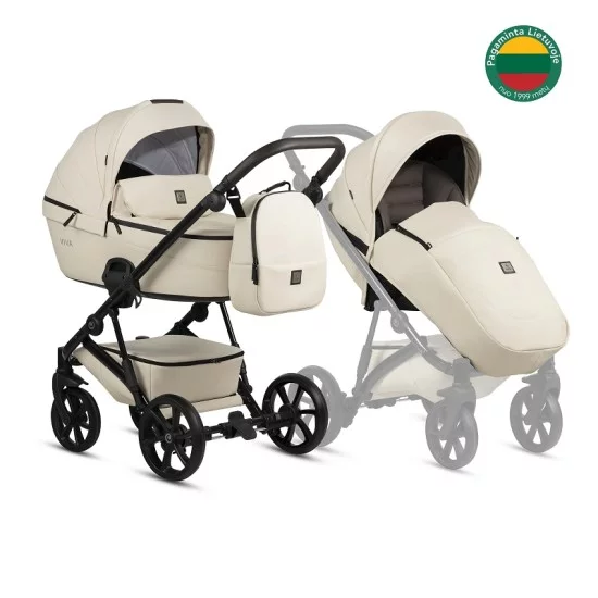 Tutis Viva⁵ leather universalus vežimėlis 2in1 Tutis Viva⁵ leather universalus vežimėlis 2in1