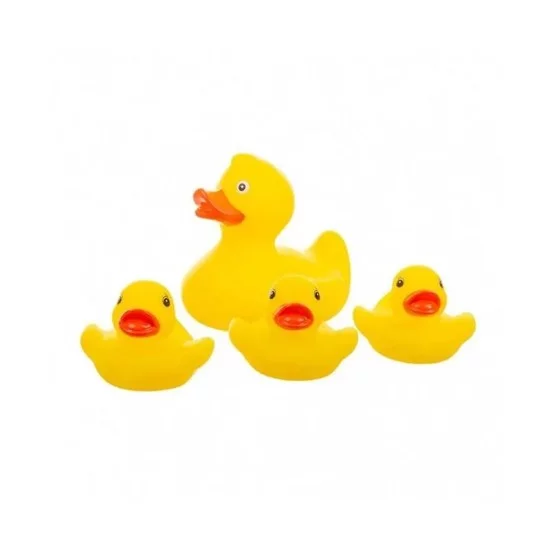 Akuku vonios žaislų rinkinys DUCKS 4 vnt., A0162 Akuku vonios žaislų rinkinys DUCKS 4 vnt., A0162