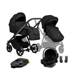 Tutis Mio3+ Thermo Black Edition universalus vežimėlis 4in1