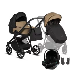 Tutis Mio3+ Thermo Leather universalus vežimėlis 3in1