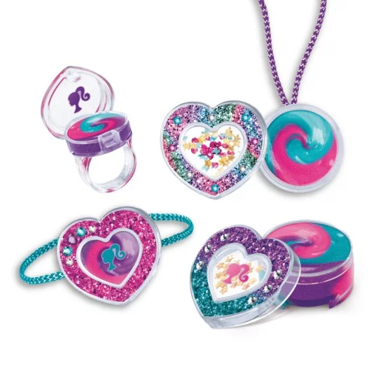 CRA-Z-ART BARBIE Lūpų blizgių rinkinys „Širdelės“ CRA-Z-ART