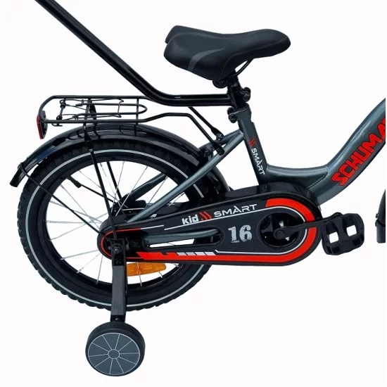 SCHUMACHER KID SMART 16" dviratukas su rankena SCHUMACHER KID SMART 16" dviratukas su rankena