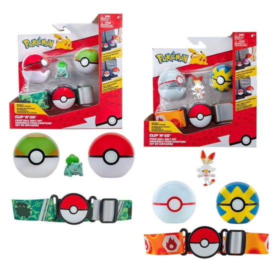 POKEMON Clip ´n´ Go Poke Ball Pokemonų diržo rinkinys