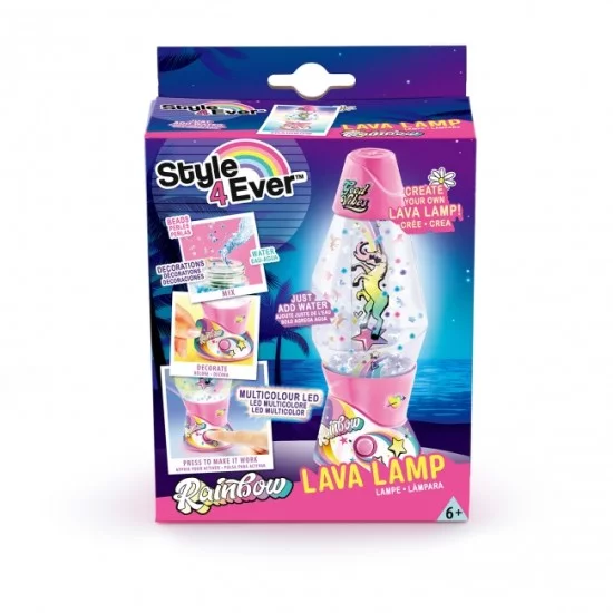 STYLE 4EVER Kūrybinis rinkinys „Mini lavos lempa“ STYLE 4EVER Kūrybinis rinkinys „Mini lavos lempa“