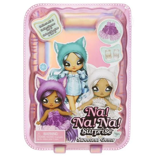 NA! NA! NA! SURPRISE Mini lėlytė Marina 10 cm NA! NA! NA! SURPRISE Mini lėlytė Marina 10 cm