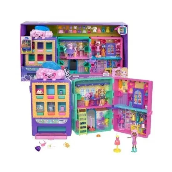 POLLY POCKET „Candy Style" mados ir pramogų rinkinys POLLY POCKET „Candy Style" mados ir pramogų rinkinys