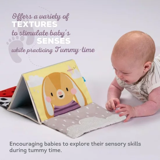Taf Toys kūdikio knygelė Tummy time Sensory bookė Taf Toys kūdikio knygelė Tummy time Sensory bookė