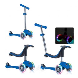 Globber GO UP Lights 4in1 paspirtukas šviečiančiais ratais