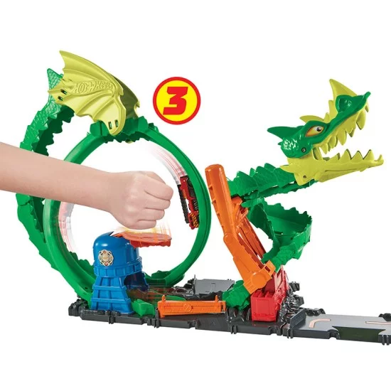 HOT WHEELS CITY triukų trasų rinkinys 4 in 1 HOT WHEELS CITY triukų trasų rinkinys 4 in 1