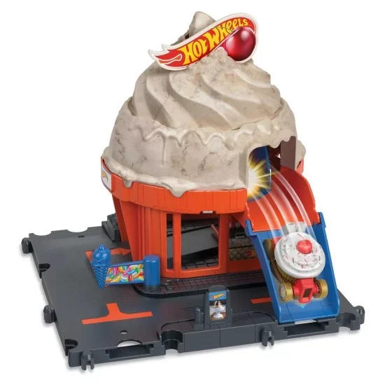 HOT WHEELS CITY triukų trasų rinkinys 4 in 1 HOT WHEELS CITY triukų trasų rinkinys 4 in 1